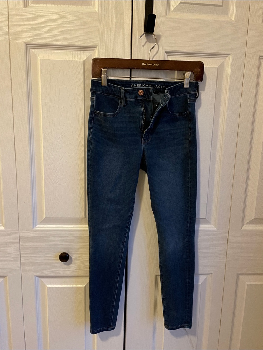 American Eagle Outfitters Women's 4 Short Indigo Skinny Jeans
